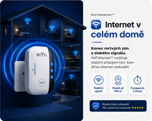 WifiManiak™ 3.1 PRO | Posilte signál své WiFi!